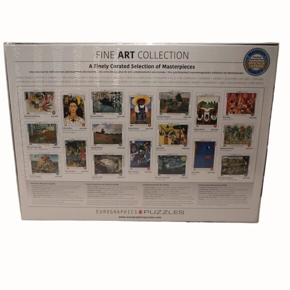 Eurographics Monet Water Lilies Jigsaw Puzzle 1000 Pc Fine Art Museum New Sealed - Picture 4 of 8